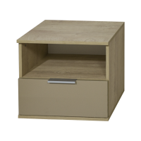 Тумба прикроватная Сен-Дени Дуб Эндгрейн/Вижн матовый