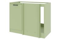 Ревилья Шкаф напольный угловой Зеленый шалфей