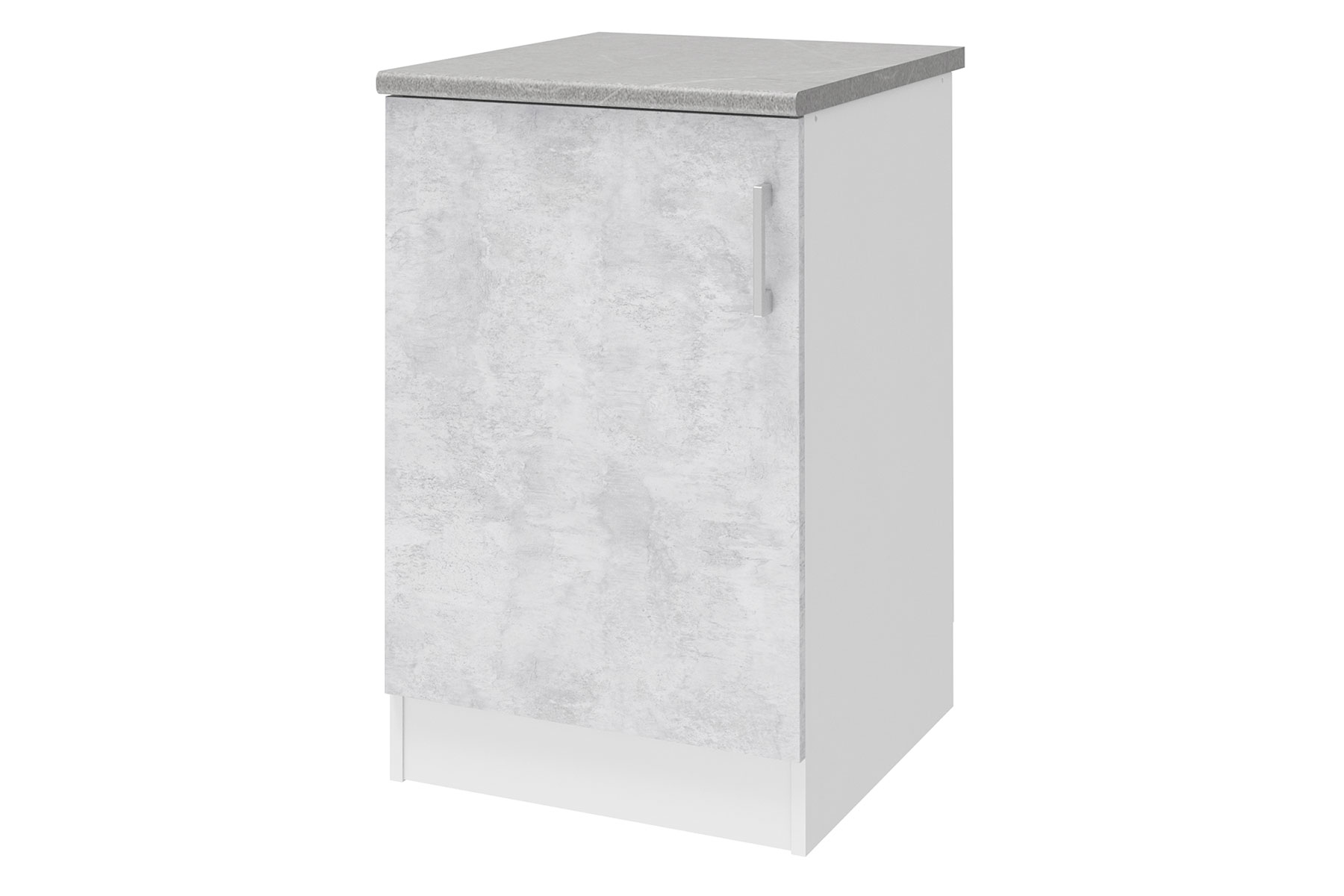 Уют СТЛ.275.08 Шкаф напольный 50 Белый/Бетон