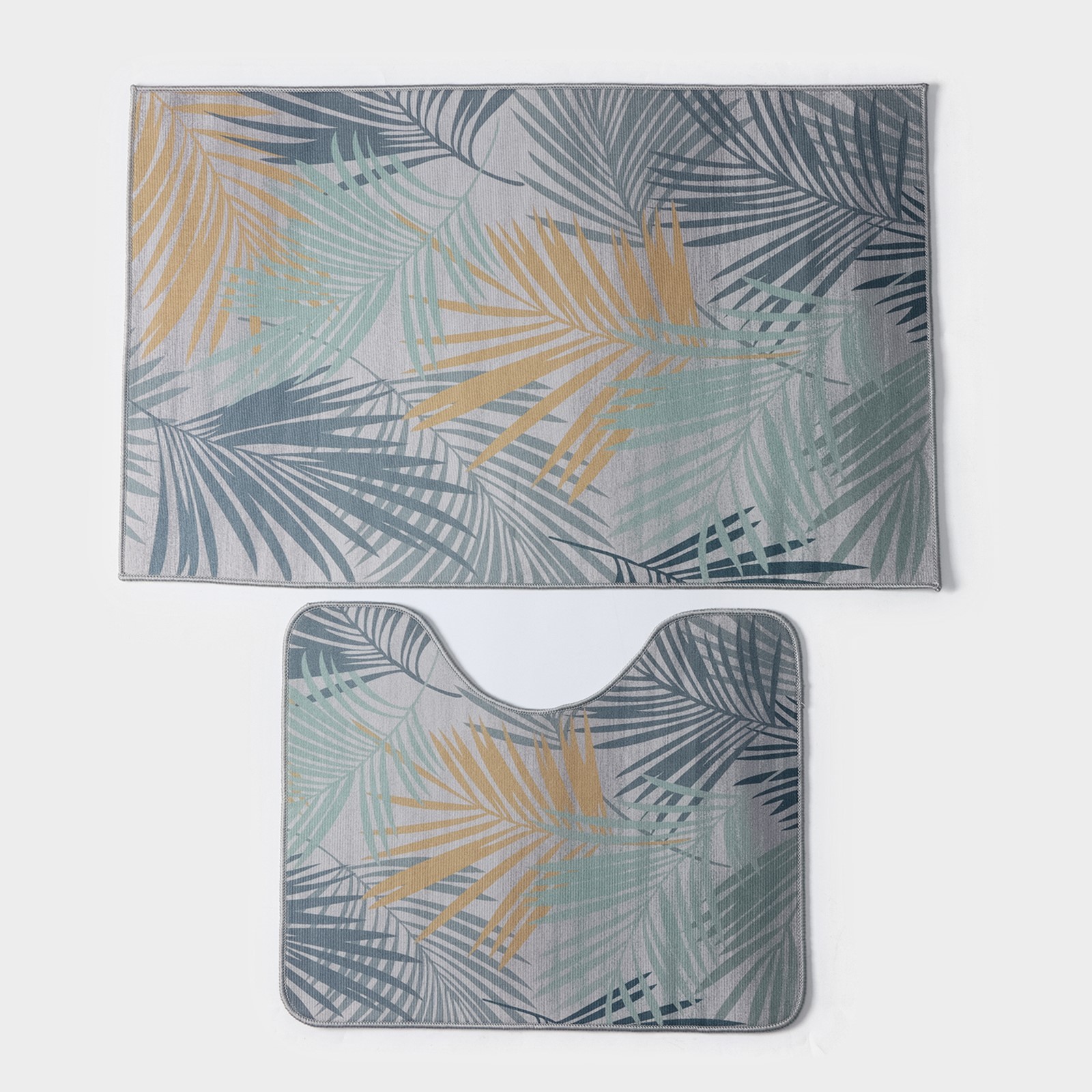 Набор ковриков для ванны и туалета 2 шт 50х80, 40х50 см