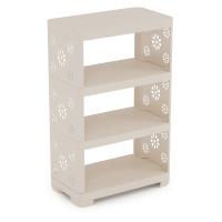 Этажерка Плетенка №2 4-х секц. Слоновая кость