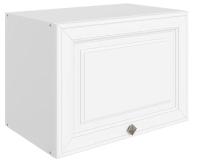 "Мишель" Шкаф навесной L500 H360 (1 дв. гл.) (эмаль) (белый/белый)