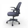 Кресло офисное 8390M-GR сетка,тканьYKX-00DW-MD/YKX-00SW-MD газлифт.нейлон