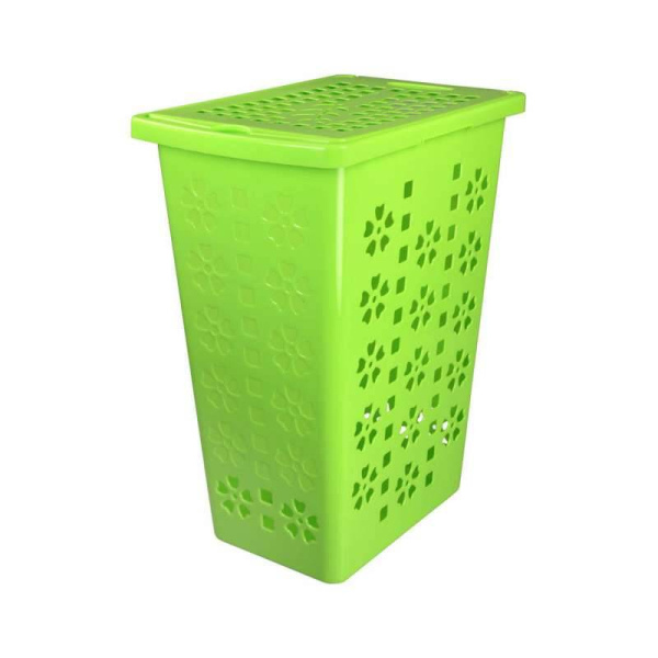 Корзина для белья Виолетта  30л.  зел. М2445
