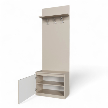 Прихожая Лофт Крючки (Кашемир)700*350*2100