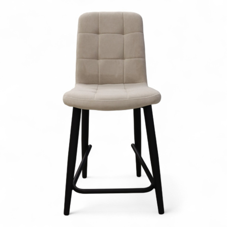 Стул Абсент NEW ПОЛУБАРНЫЙ , Т170 Бежевый +нога 1R38 Bh500 полубарный мини черный