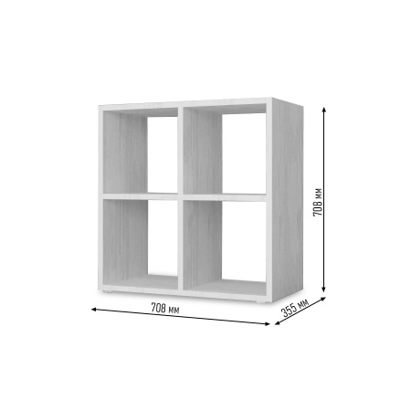 КОРИНН  Стеллаж 2 х 2 ячейки / Дуб сонома 