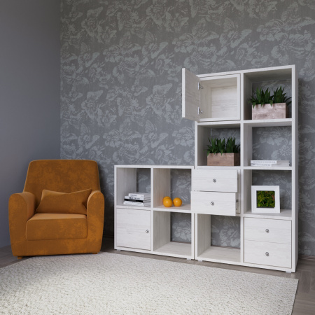 КОРИНН  Стеллаж 3 х 4 ячейки / Сосна лофт 