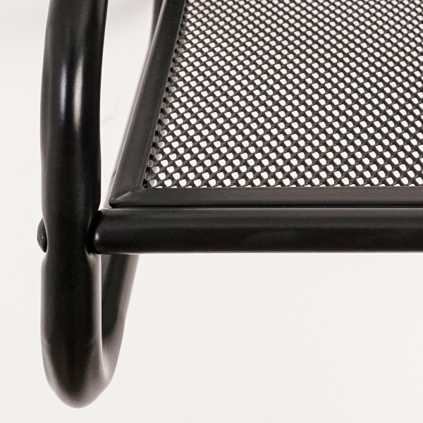 Полка настенная Барселона 21/Черный/650х245х300