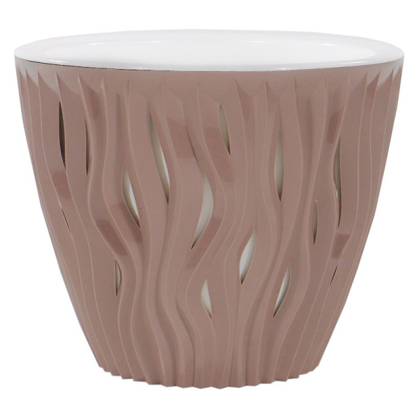 Кашпо "Вдохновение" (1,6л.) Цв. Фраппе (Арт. КШ-9667)