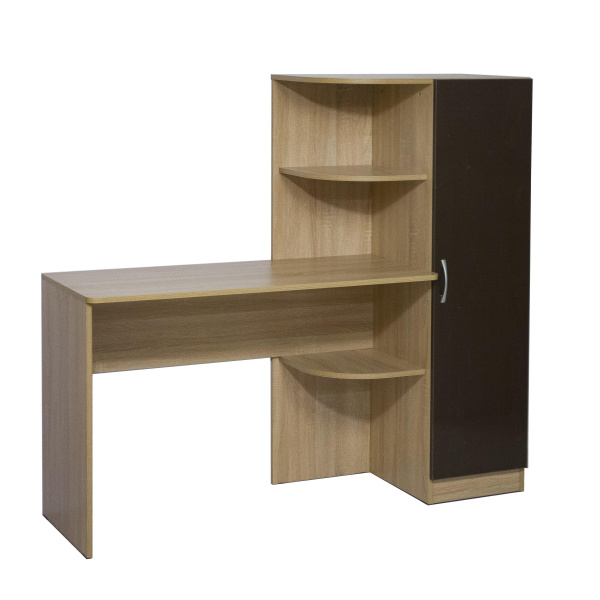 Стол письменный КРИСТИН – 1  Дуб сонома / Мокко  Правый 