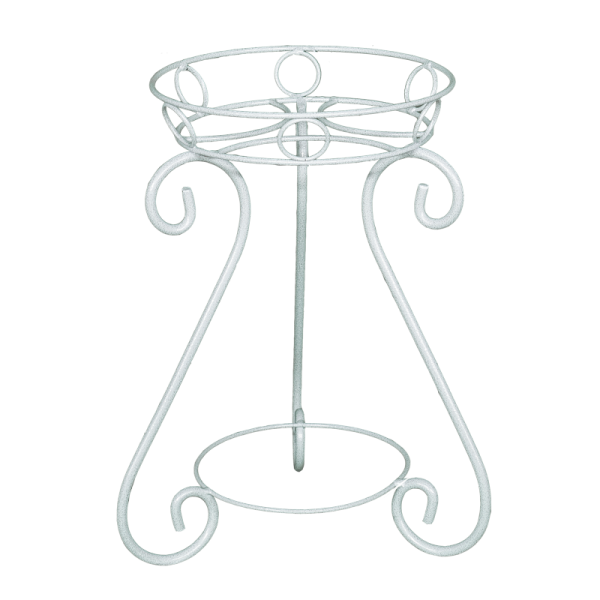 Подставка д/цветов "Лотос Малый" (Белое сер,Бел) ПДЦ 14