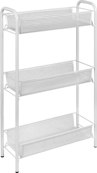 Этажерка Ладья 13 3-х секцион. серый Э399  С