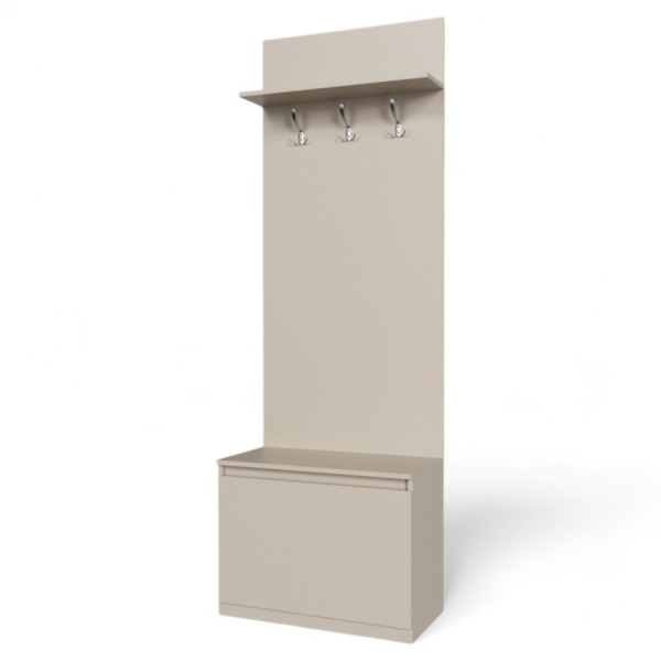 Прихожая Лофт Крючки (Кашемир)700*350*2100