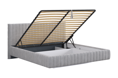 Кровать Твикс с подъемным механизмом  180х200 см (галька (велюр)