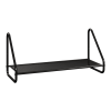 Полка настенная Барселона 21/Черный/650х245х300