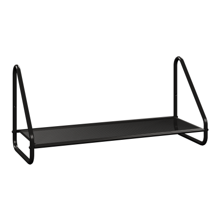 Полка настенная Барселона 21/Черный/650х245х300