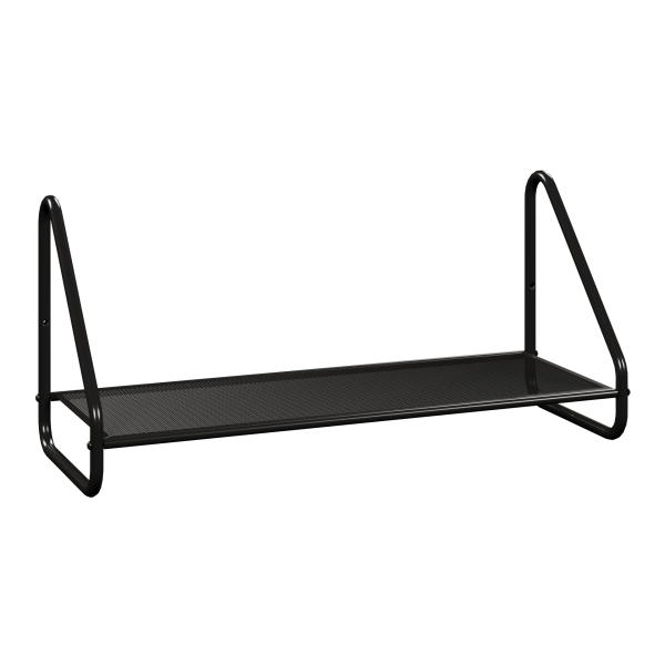 Полка настенная Барселона 21/Черный/650х245х300