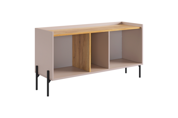 Гостиная Доминика К3(2620*350*1950)кашемир/дуб крафт золотой