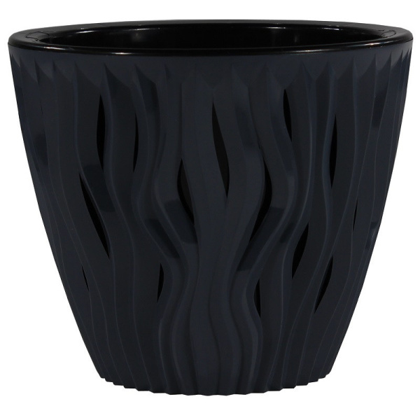 Кашпо "Вдохновение" (1,6л.) Цв. Антрацит