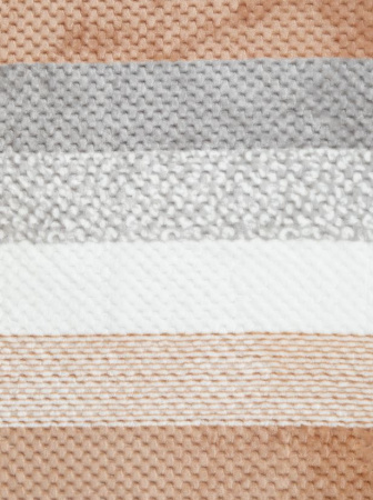 Плед Texrepublic фланель жаккард печ Беж размер 150*200