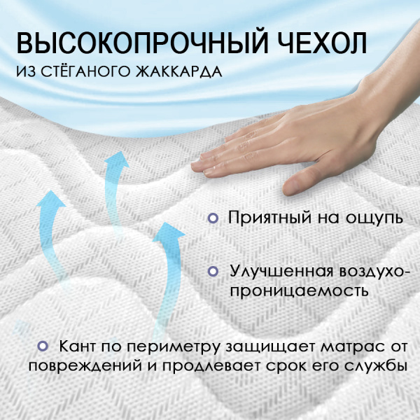 Матрас Комфорт "ЭкоЛогичный" Каскад 1200*2000