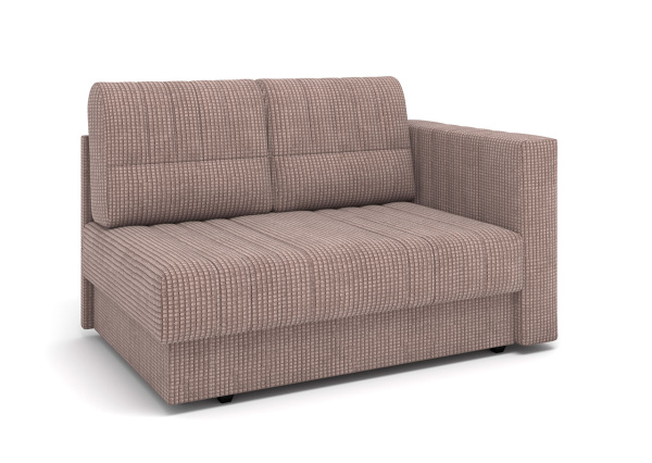 Диван м/г "Майя " ПРАВАЯ  (кушетка) Sense 02 cappuccino