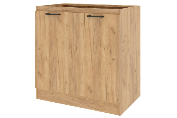 Ревилья 454.33 С Шкаф напольный ш80 Дуб крафт золотой