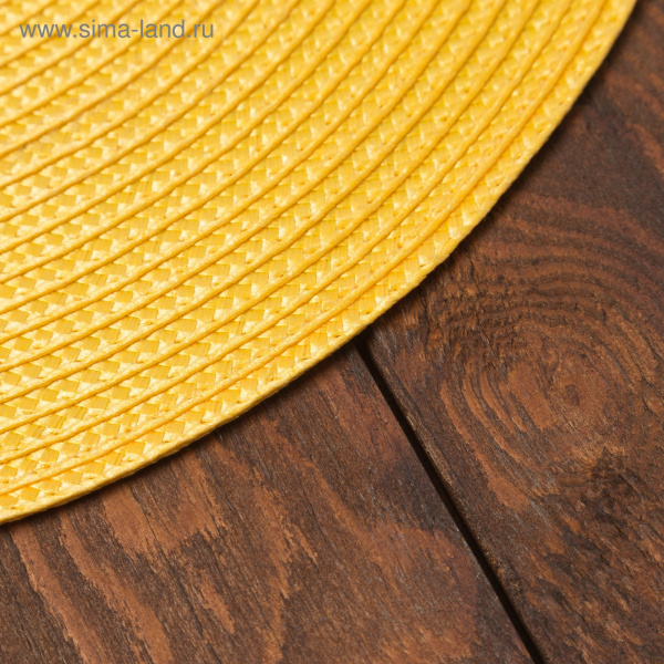 Салфетка сервировочная Доляна  "Классика", цв.жёлтый