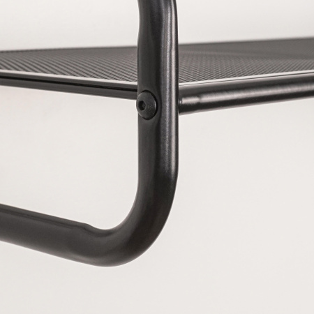 Полка настенная Барселона 21/Черный/650х245х300