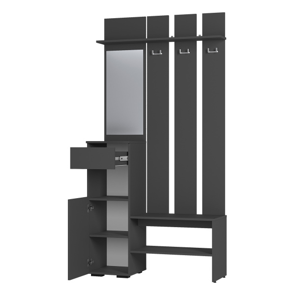 Прихожая Мия ПР-03 графит графит