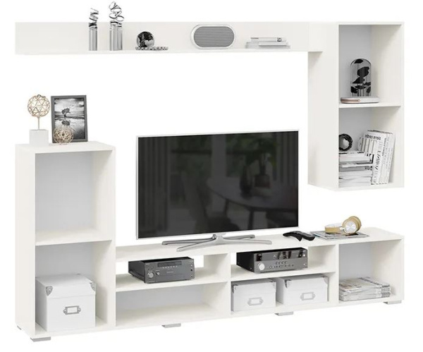 Моретти гостиная (Белый/Белый глянец)