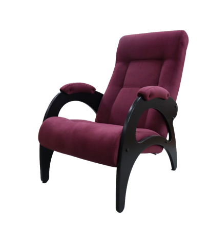 Кресло для отдыха Dondolo, Модель 41, венге, б/л ткань V 15