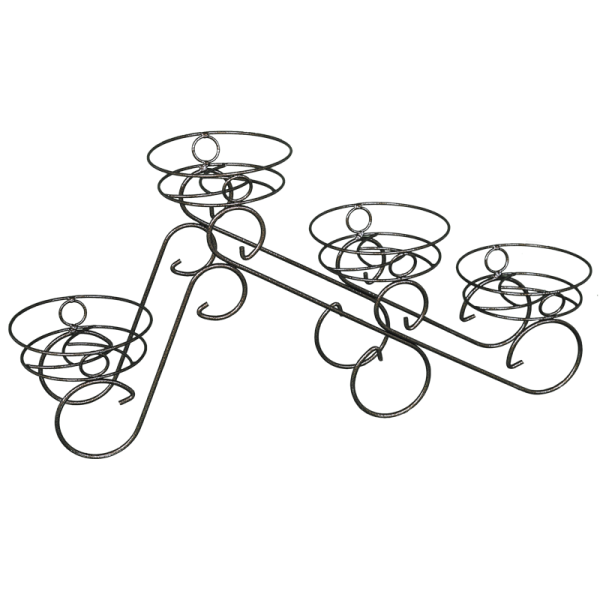 Подставка д/цветов "Фиалка 4" (Медный антик) ПДЦ 150  М